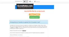 Desktop Screenshot of gcmsnotes.com