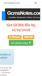 Mobile Screenshot of gcmsnotes.com